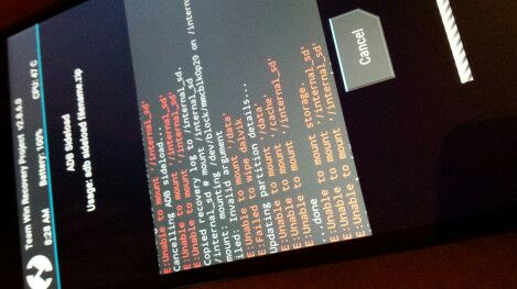 Panduan atasi masalah Failed To Mount System (Invalid Argument) pada MAXTRON MG555 via TWRP