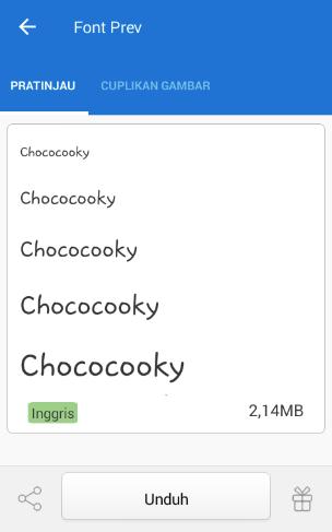 merubah font MAXTRON Apollo