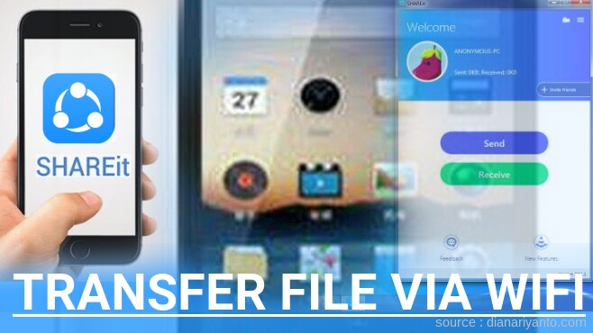Cara Transfer File via Wifi di MAXTRON 8A Menggunakan ShareIt Versi Baru