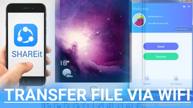 Mengenal Transfer File via Wifi di MAXTRON B10 Menggunakan ShareIt Terbaru