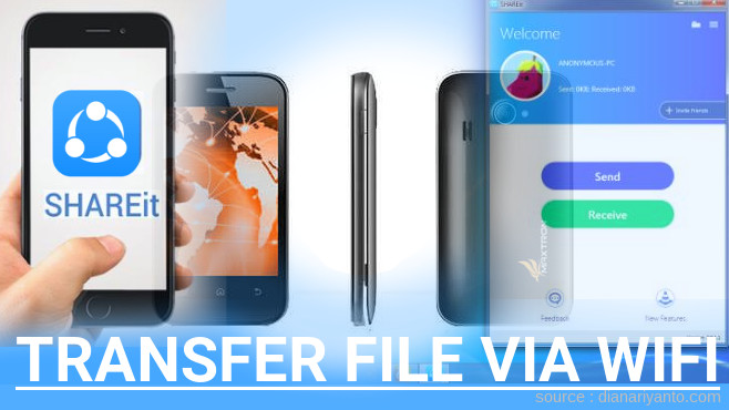 Mudahnya Transfer File via Wifi di MAXTRON LUCRA Menggunakan ShareIt Versi Baru