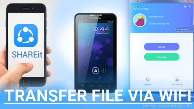 Tutorial Transfer File via Wifi di MAXTRON MG555 Menggunakan ShareIt Versi Baru