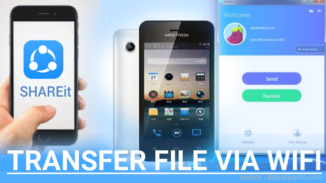 Tips Transfer File via Wifi di MAXTRON New 8A Menggunakan ShareIt Terbaru