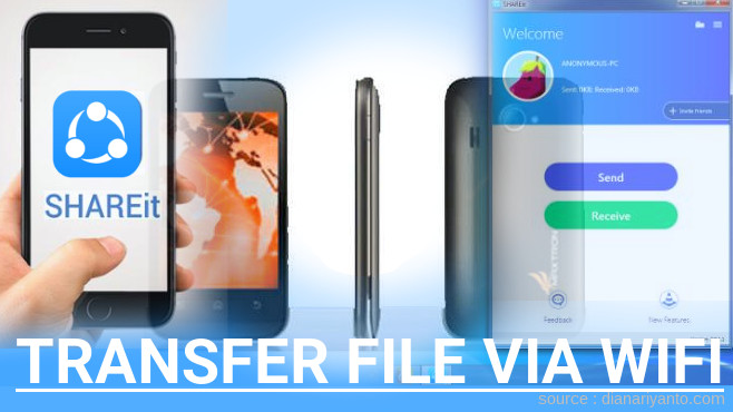 Cara Mudah Transfer File via Wifi di MAXTRON New 9A Menggunakan ShareIt Terbaru