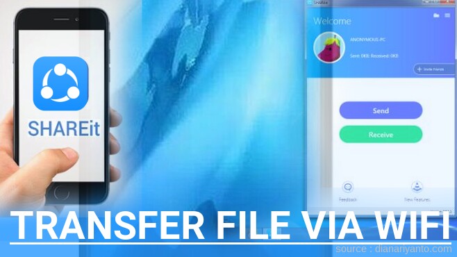 Transfer File via Wifi di MAXTRON S11s Menggunakan ShareIt Terbaru