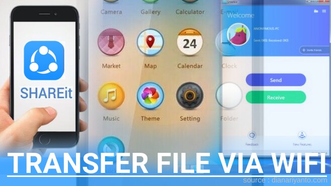 Tips Transfer File via Wifi di MAXTRON V12 Menggunakan ShareIt Versi Baru