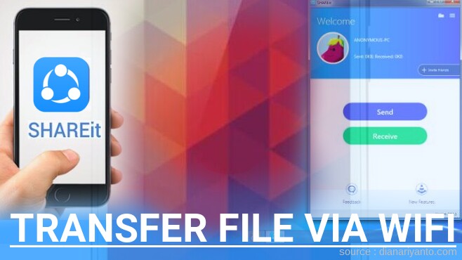 Mengenal Transfer File via Wifi di MAXTRON V13 Menggunakan ShareIt Versi Baru