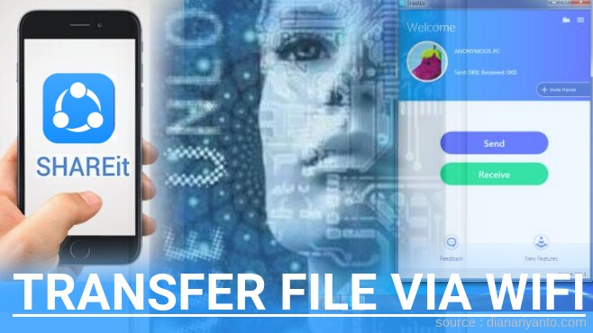 Transfer File via Wifi di MAXTRON V16 Menggunakan ShareIt Versi Baru
