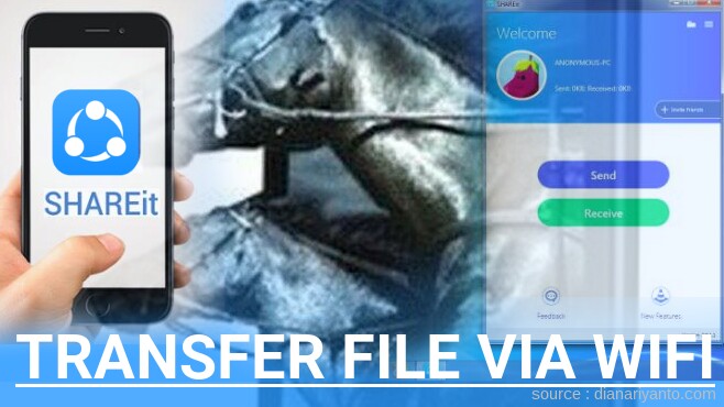 Mudahnya Transfer File via Wifi di MAXTRON V4 Menggunakan ShareIt Versi Baru