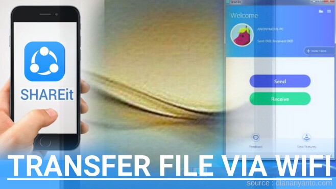 Kirim dan Transfer File via Wifi di MAXTRON V7 Menggunakan ShareIt Terbaru