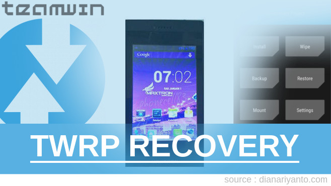 TWRP Recovery MAXTRON V1 Tanpa Komputer
